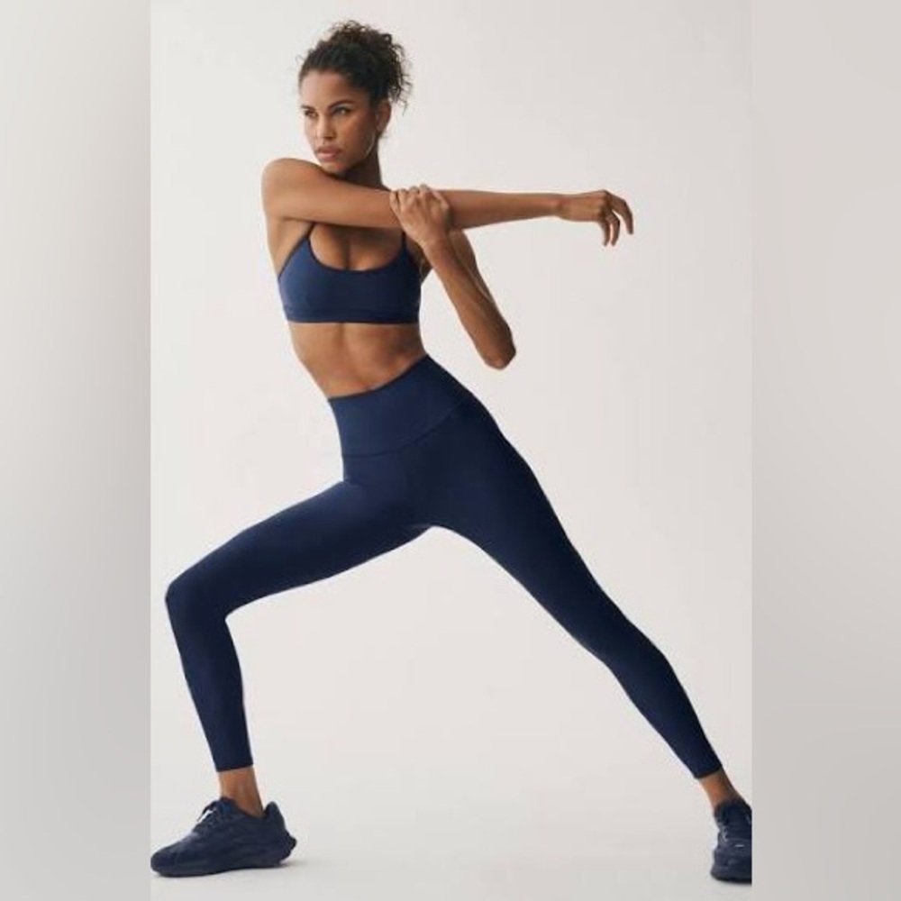 Alo 7/8 High-Waist Airlift Legging Navy Small S Great condition hand-washed